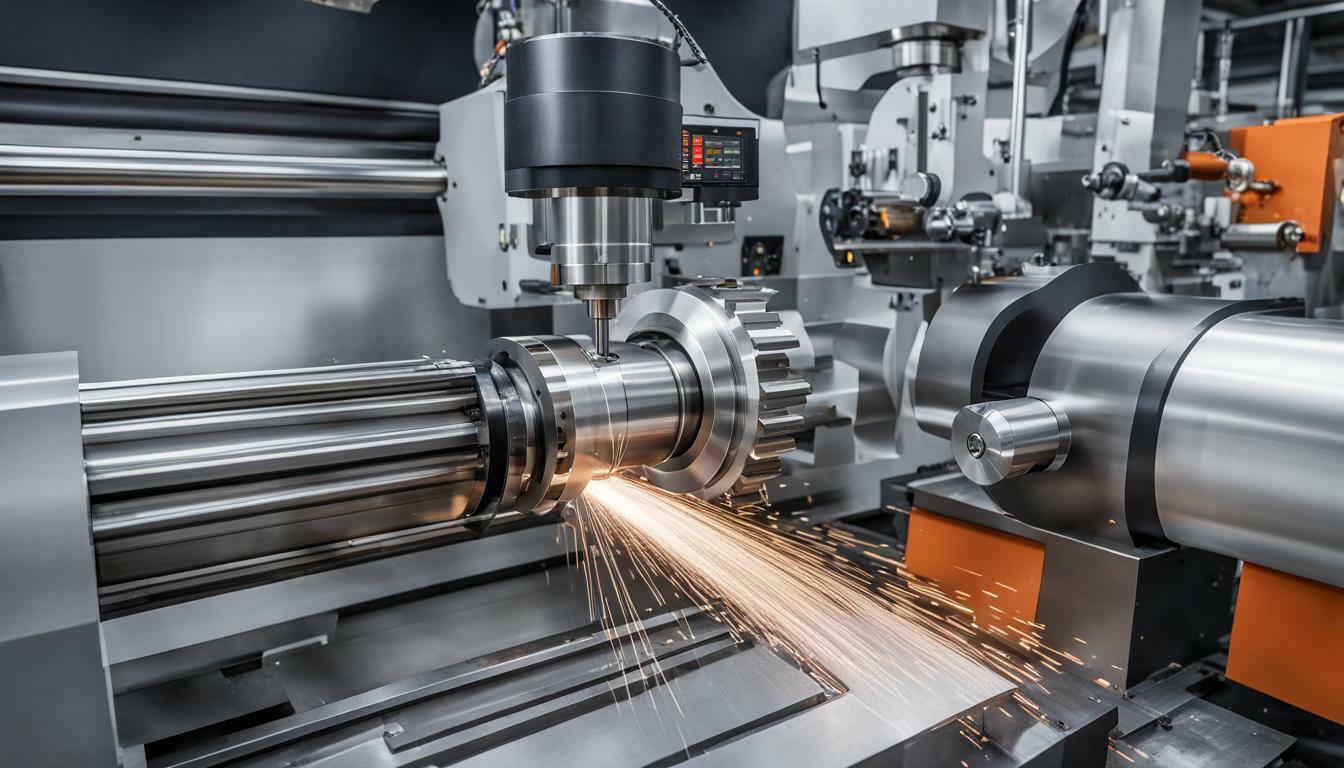 CNC Lathe With Live Tooling
